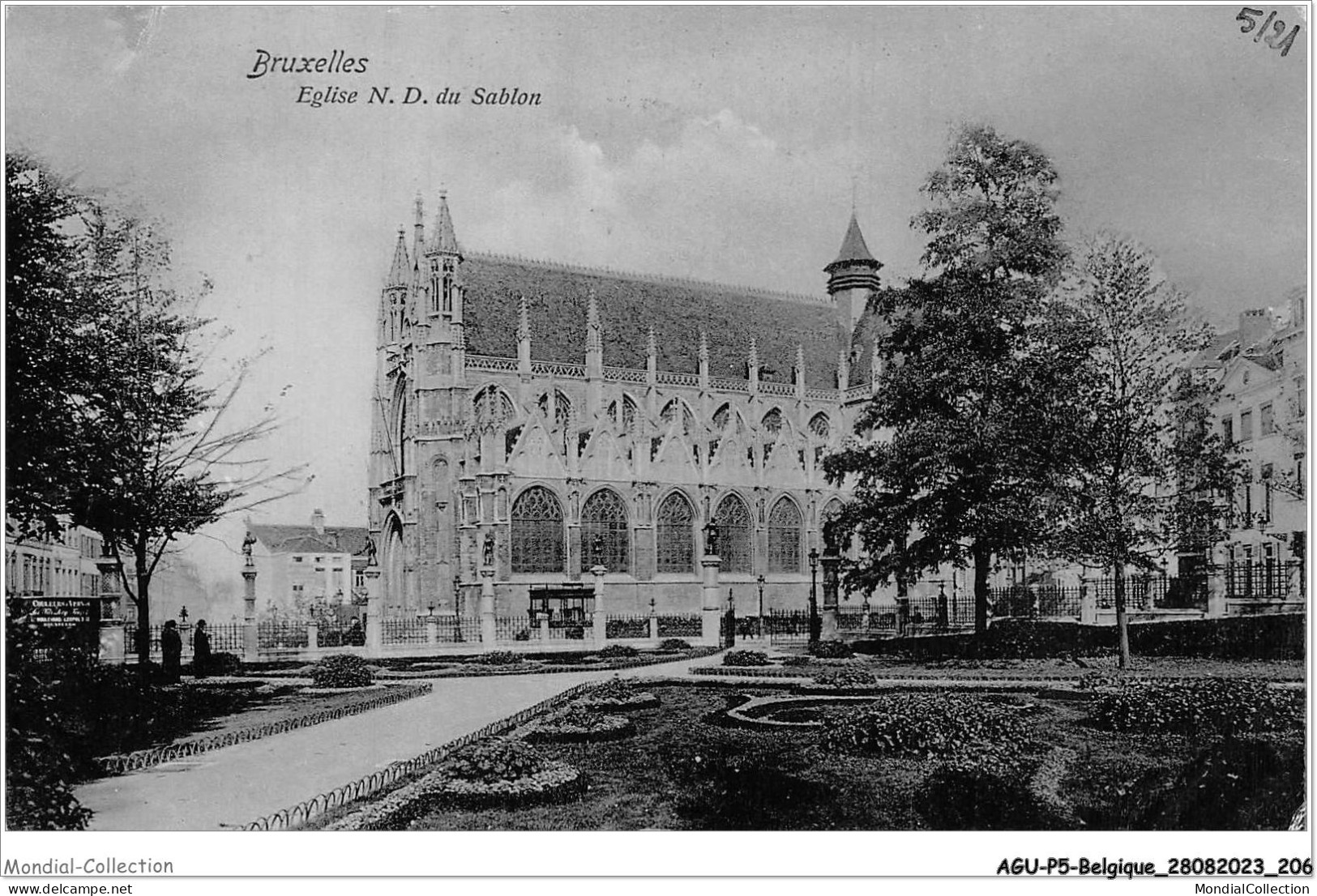 AGUP5-0445-BELGIQUE - BRUXELLES - église Notre-dame Du Sablon - Monumentos, Edificios