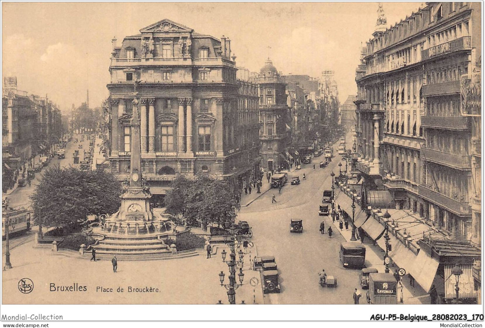 AGUP5-0427-BELGIQUE - BRUXELLES - Place De Brouckère - Plätze