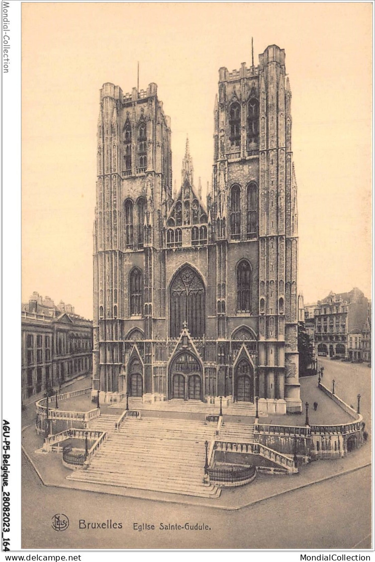 AGUP5-0424-BELGIQUE - BRUXELLES - église Sainte-gudule - Monuments