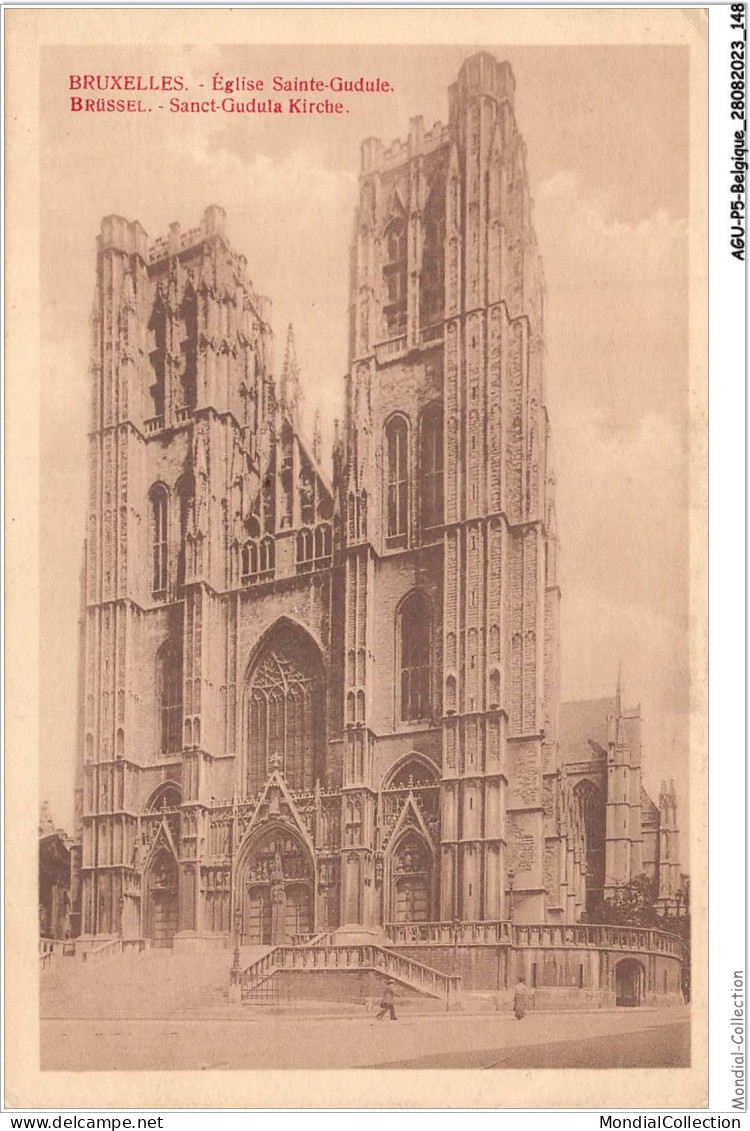 AGUP5-0416-BELGIQUE - BRUXELLES - église Sainte-gudule - Monuments, édifices