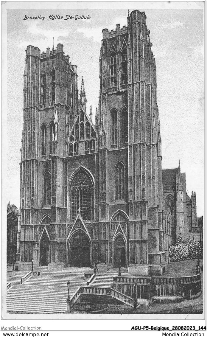 AGUP5-0414-BELGIQUE - BRUXELLES - église Ste-gudule - Monuments