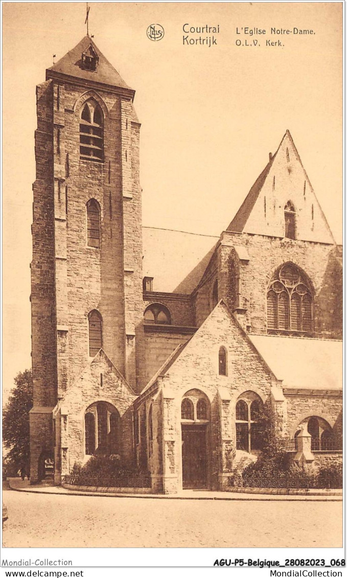 AGUP5-0376-BELGIQUE - COURTRAL - L'église Notre-dame - Andere & Zonder Classificatie