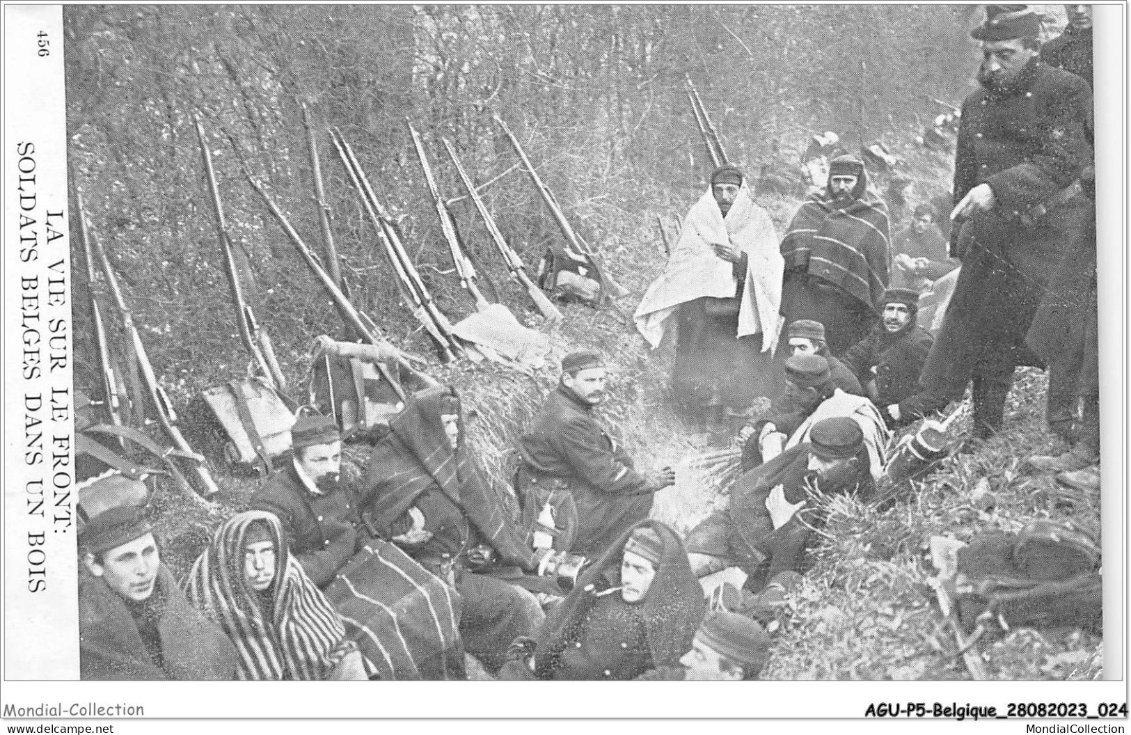 AGUP5-0354-BELGIQUE - La Vie Sur Le Front - Soldats Belges Dans Un Bois - Autres & Non Classés