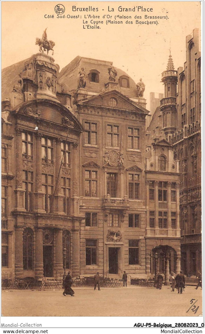 AGUP5-0342-BELGIQUE - BRUXELLES - La Grand'place - Marktpleinen, Pleinen