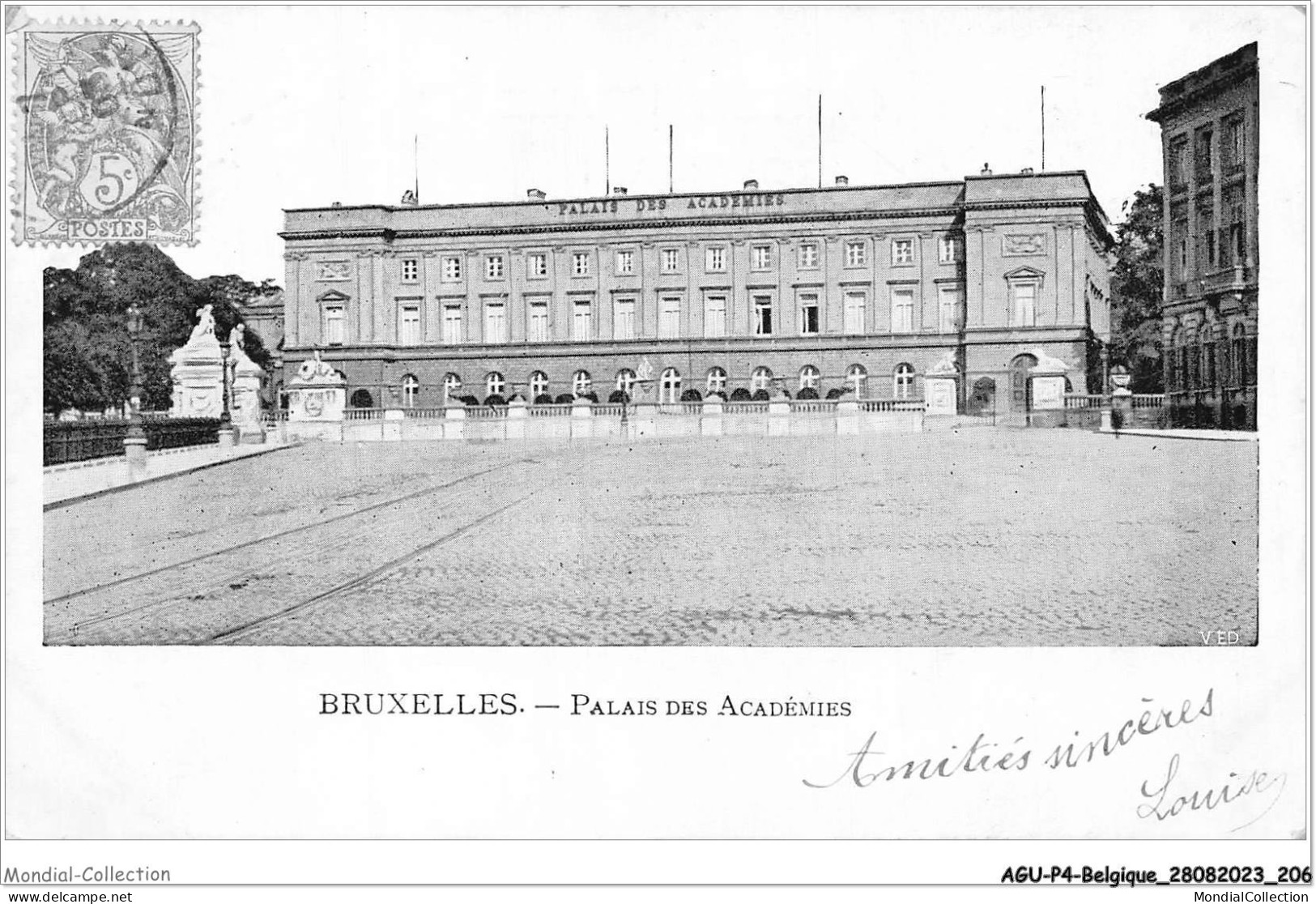 AGUP4-0339-BELGIQUE - BRUXELLES - Palais Des Académies - Altri & Non Classificati