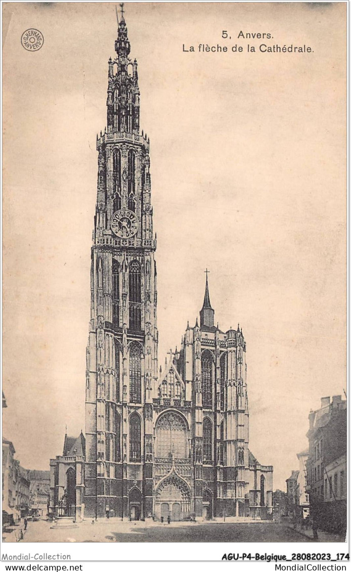 AGUP4-0323-BELGIQUE - ANVERS - La Flèche De La Cathédrale - Antwerpen
