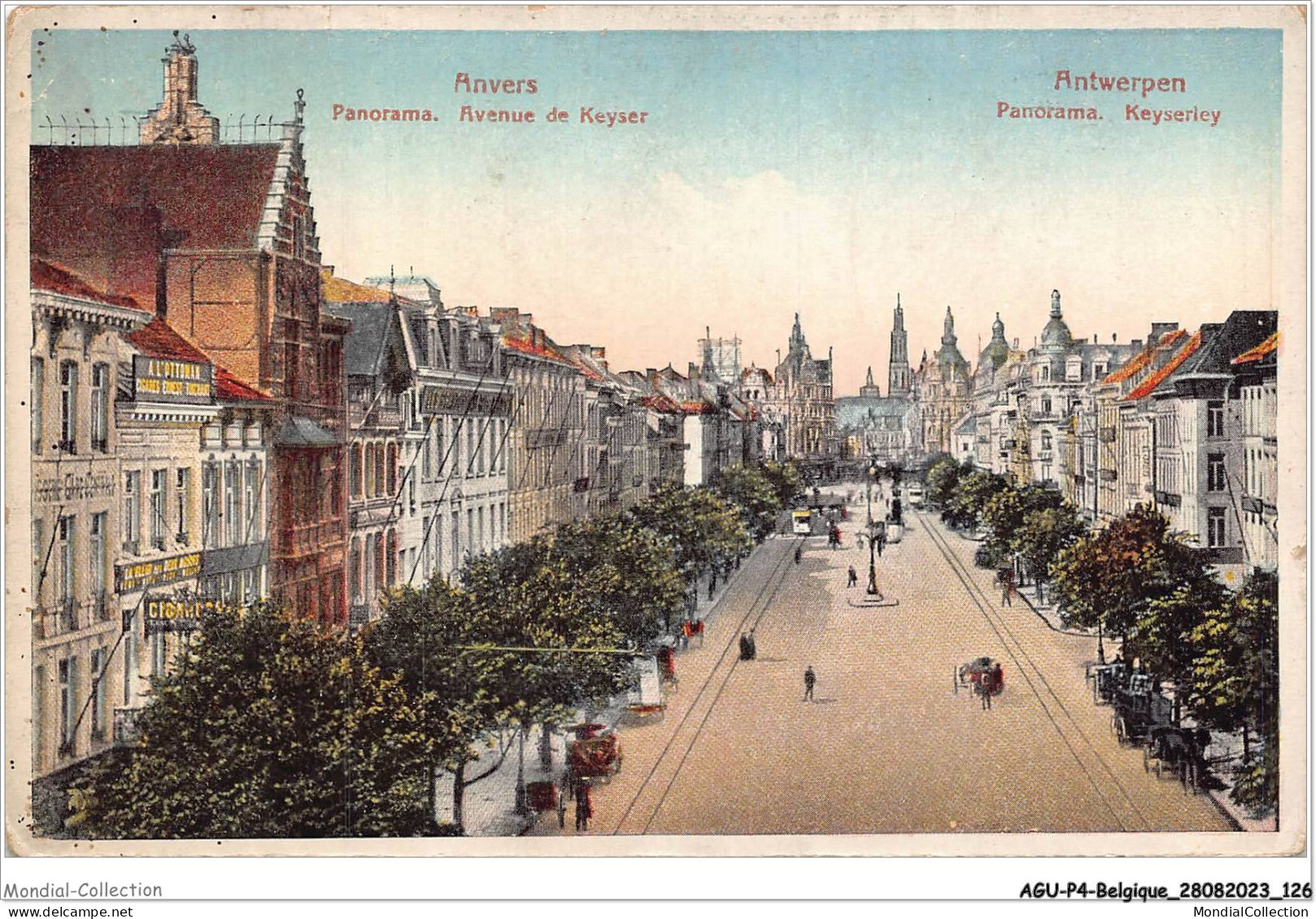 AGUP4-0298-BELGIQUE - ANVERS - Panorama - Avenue De Keyser - Antwerpen