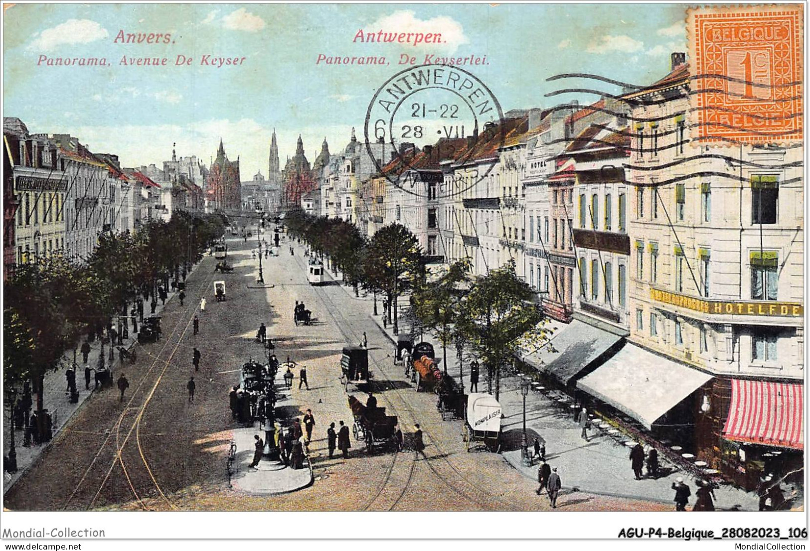 AGUP4-0288-BELGIQUE - ANVERS - Panorama - Avenue De Keyser - Antwerpen