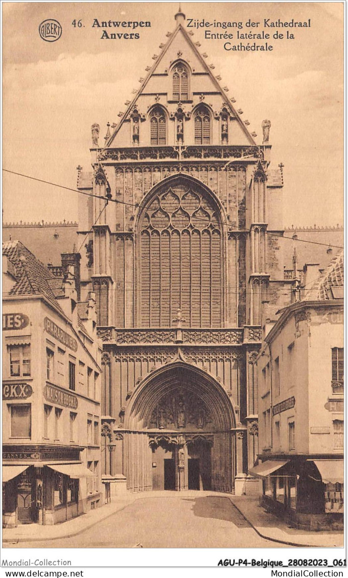 AGUP4-0265-BELGIQUE - ANVERS - Entrée Latérale De La Cathédrale - Antwerpen