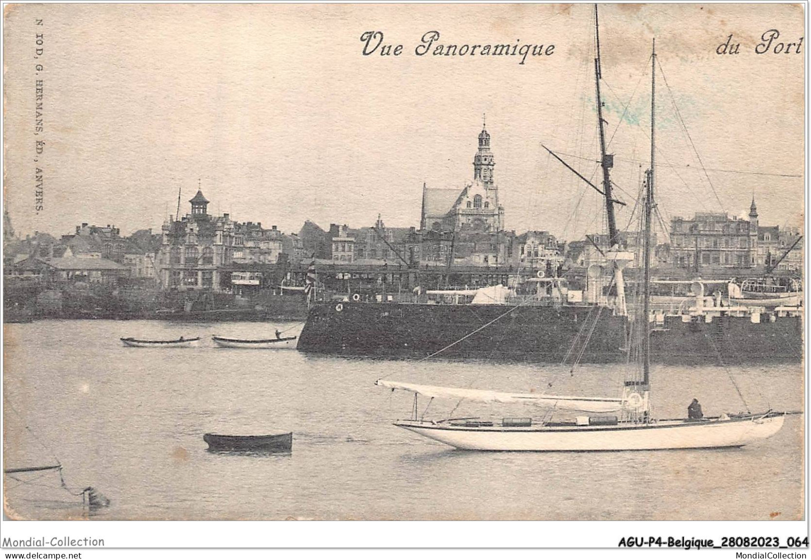 AGUP4-0267-BELGIQUE - ANVERS - Vue Panoramique Du Port - Antwerpen