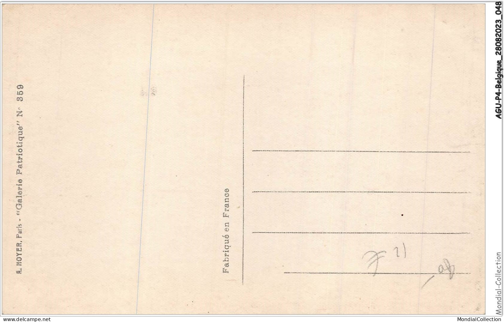 AGUP4-0258-BELGIQUE - Une Reine Dont Les Vertus Resterons Légendaires - Other & Unclassified