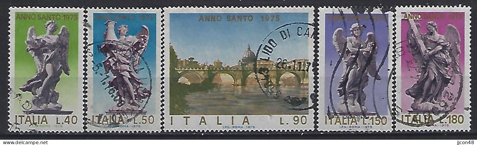 Italy 1975  Heiliges Jahr  (o) Mi.1478-1482 - 1971-80: Oblitérés