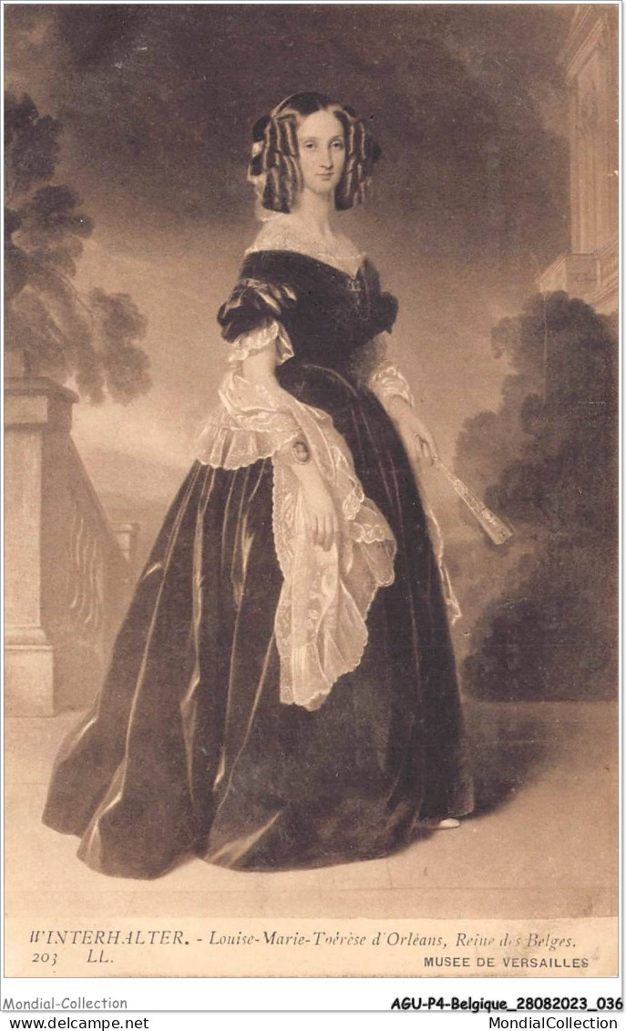 AGUP4-0251-BELGIQUE - WINTERHALTER - Louise-marie-thérèse D'orléans - Reine Des Belges - Musée De Versailles - Autres & Non Classés