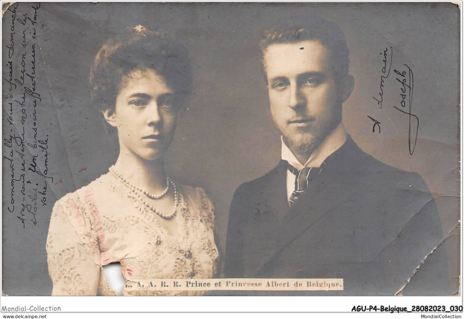 AGUP4-0248-BELGIQUE - A-A-R-R - Prince Et Princesse Albert De Belgique - Other & Unclassified