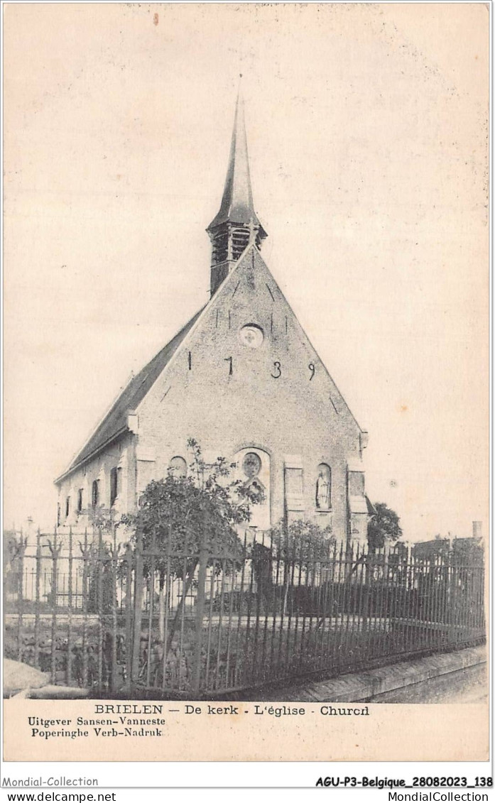 AGUP3-0213-BELGIQUE - BRIELEN - De Kerk - L'église - Church - Autres & Non Classés