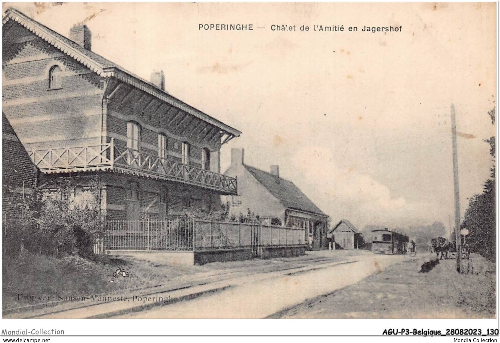 AGUP3-0209-BELGIQUE - POPERINCHE - Chalet De L'amitié En Jagershof - Autres & Non Classés