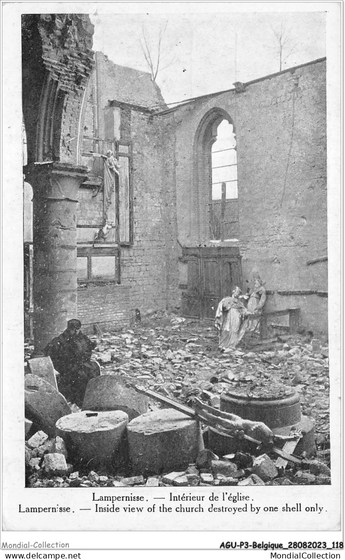 AGUP3-0203-BELGIQUE - LAMPERNISSE - Intérieur De L'église - Altri & Non Classificati