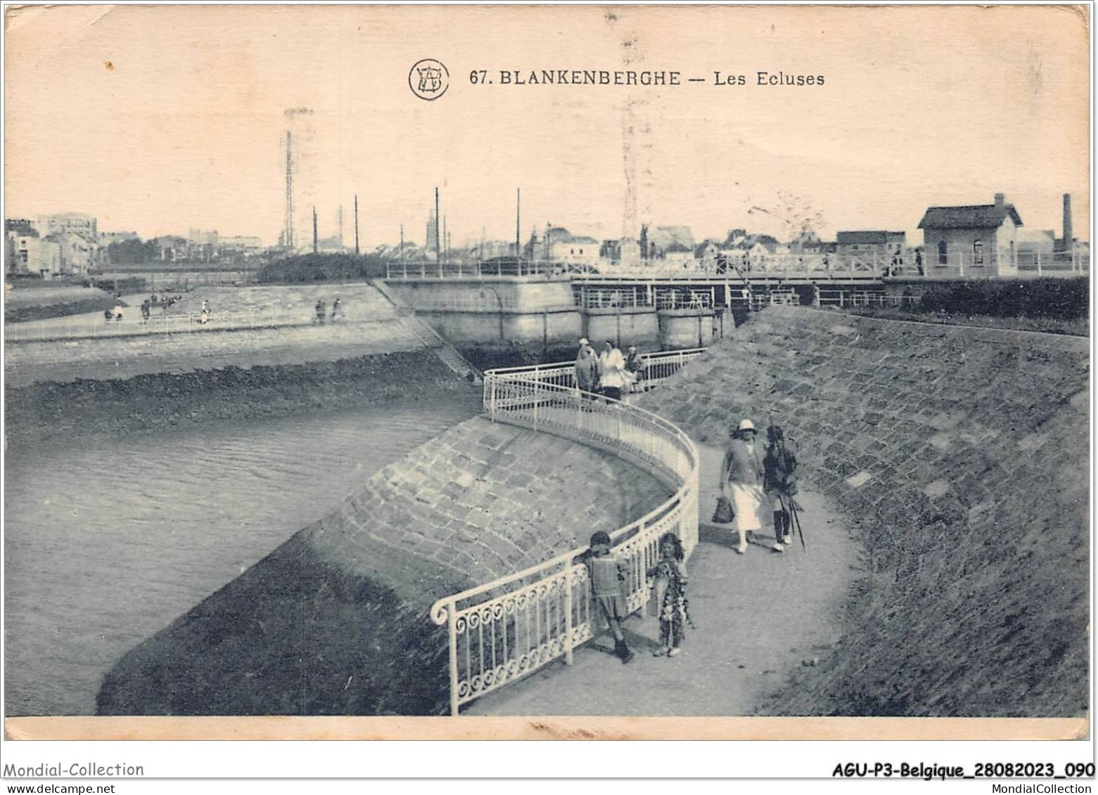 AGUP3-0189-BELGIQUE - BLANKENBERGHE - Les Ecluses - Blankenberge