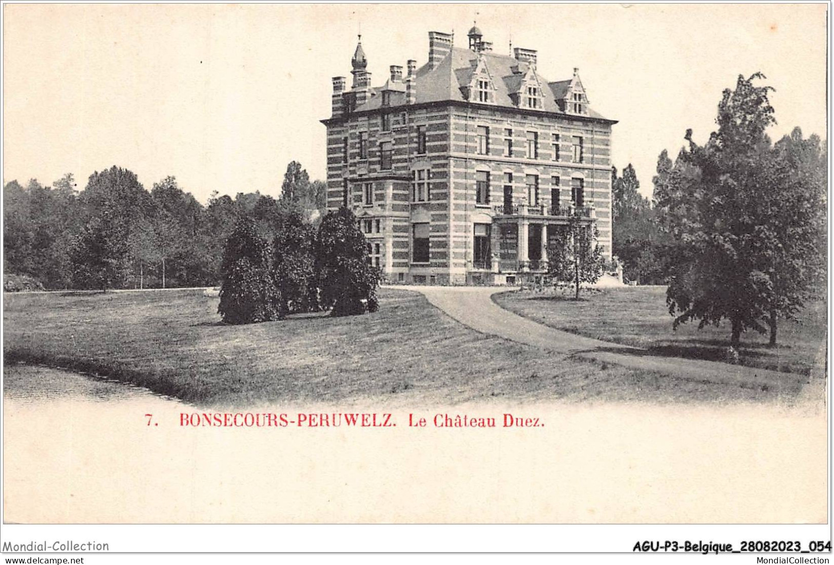 AGUP3-0171-BELGIQUE - BONSECOURS-PERUWELZ - Le Chateau Duez - Other & Unclassified