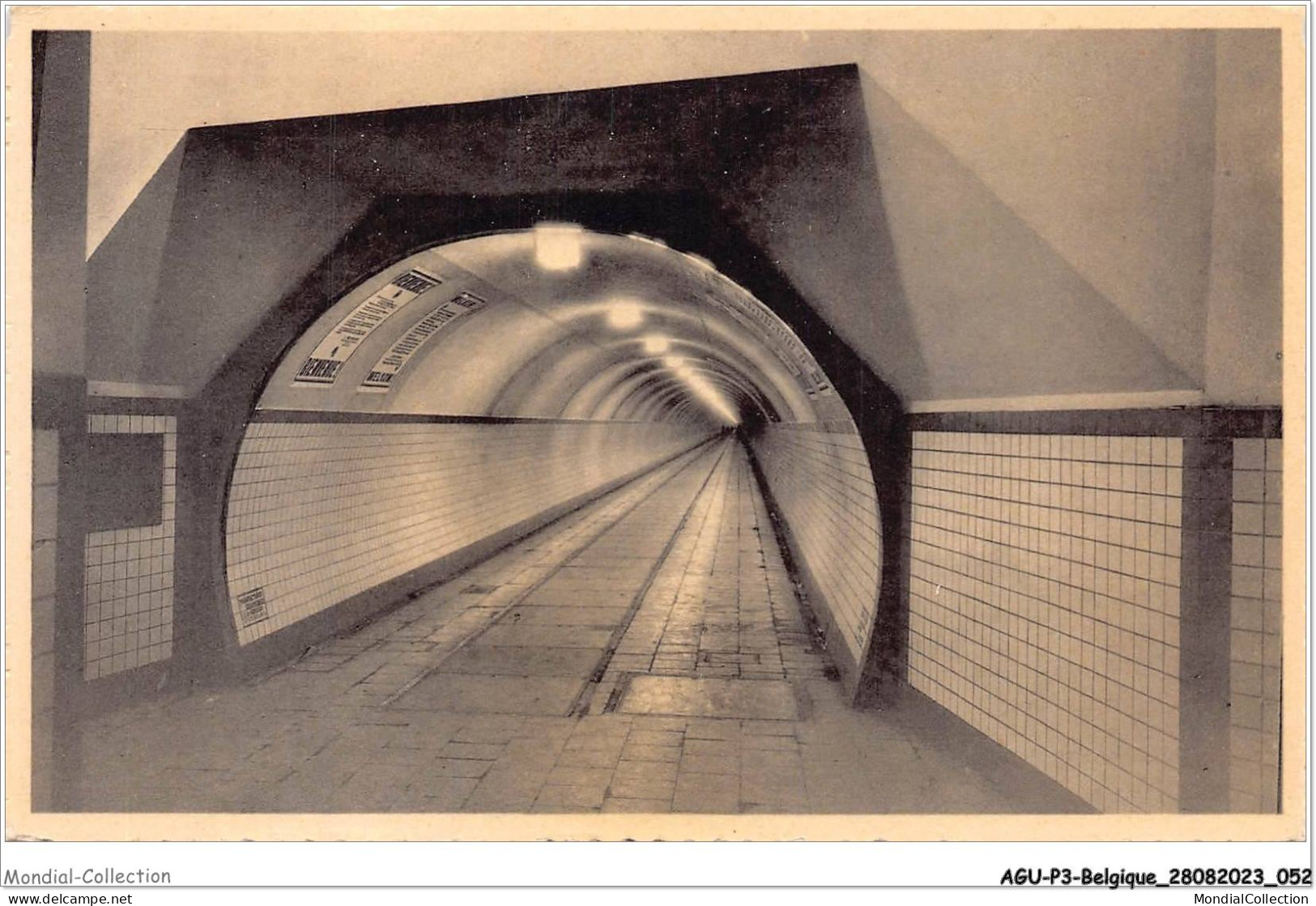 AGUP3-0170-BELGIQUE - ANVERS - ANTWERPEN - Tunnel Pour Piétons Sous L'escaut - Vue Intérieure - Antwerpen