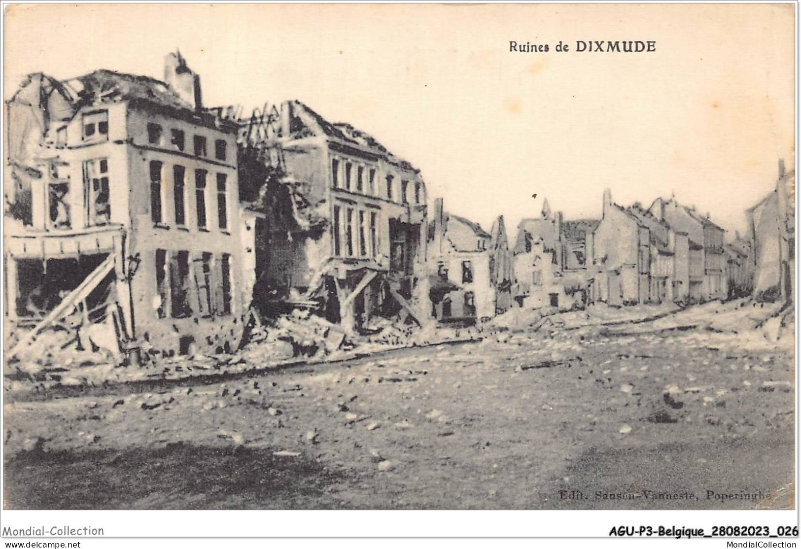 AGUP3-0157-BELGIQUE - Ruines De - DIXMUDE - Altri & Non Classificati