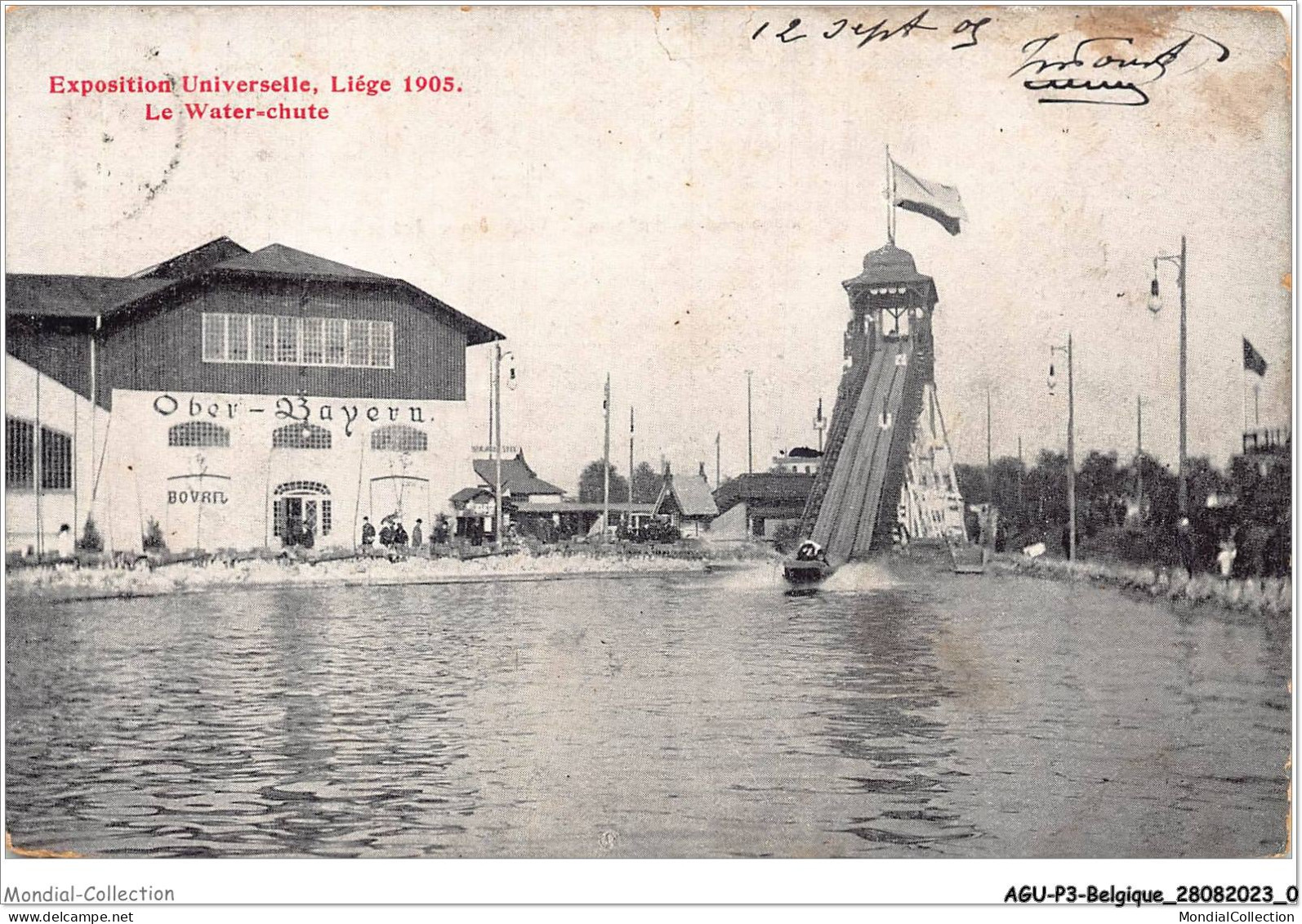 AGUP3-0144-BELGIQUE - Exposition Universelle - LIEGE 1905 - Le Water-chute - Liège