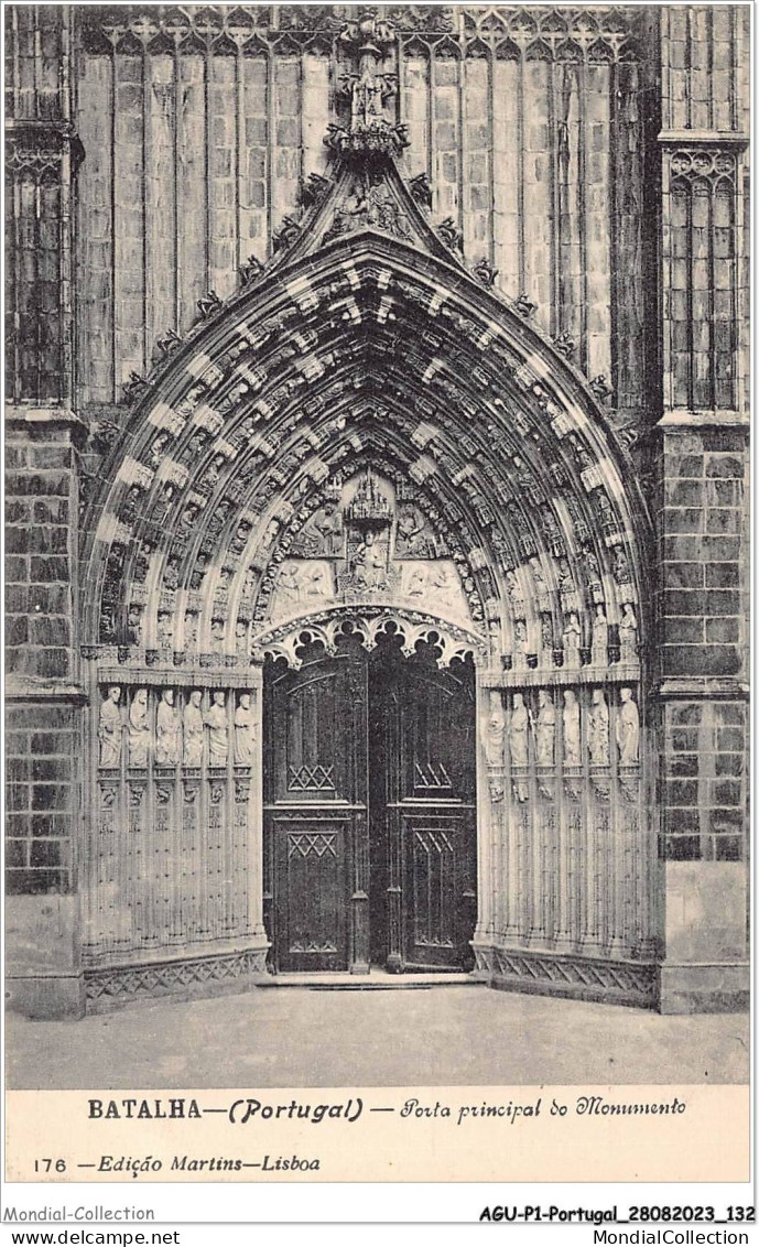 AGUP1-0068-PORTUGAL - BATALHA - Portugal - Porta Principal Do Monumento - Leiria