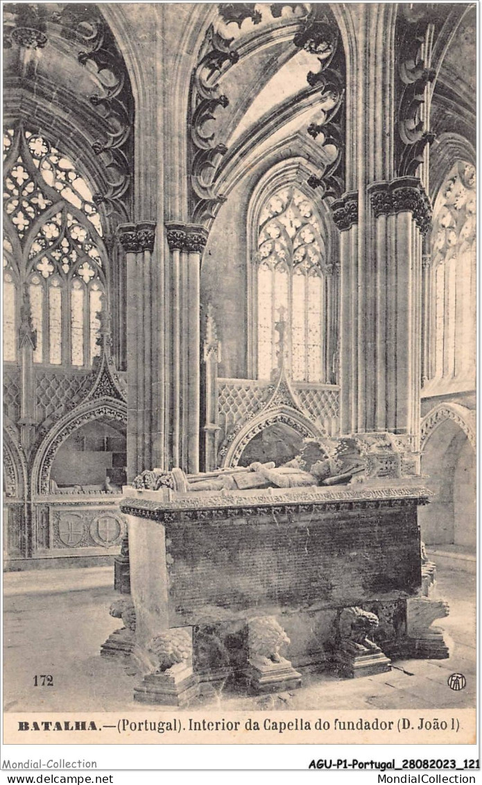 AGUP1-0062-PORTUGAL - BATALHA - Portugal - Interior Da Capella Do Fundador - Leiria