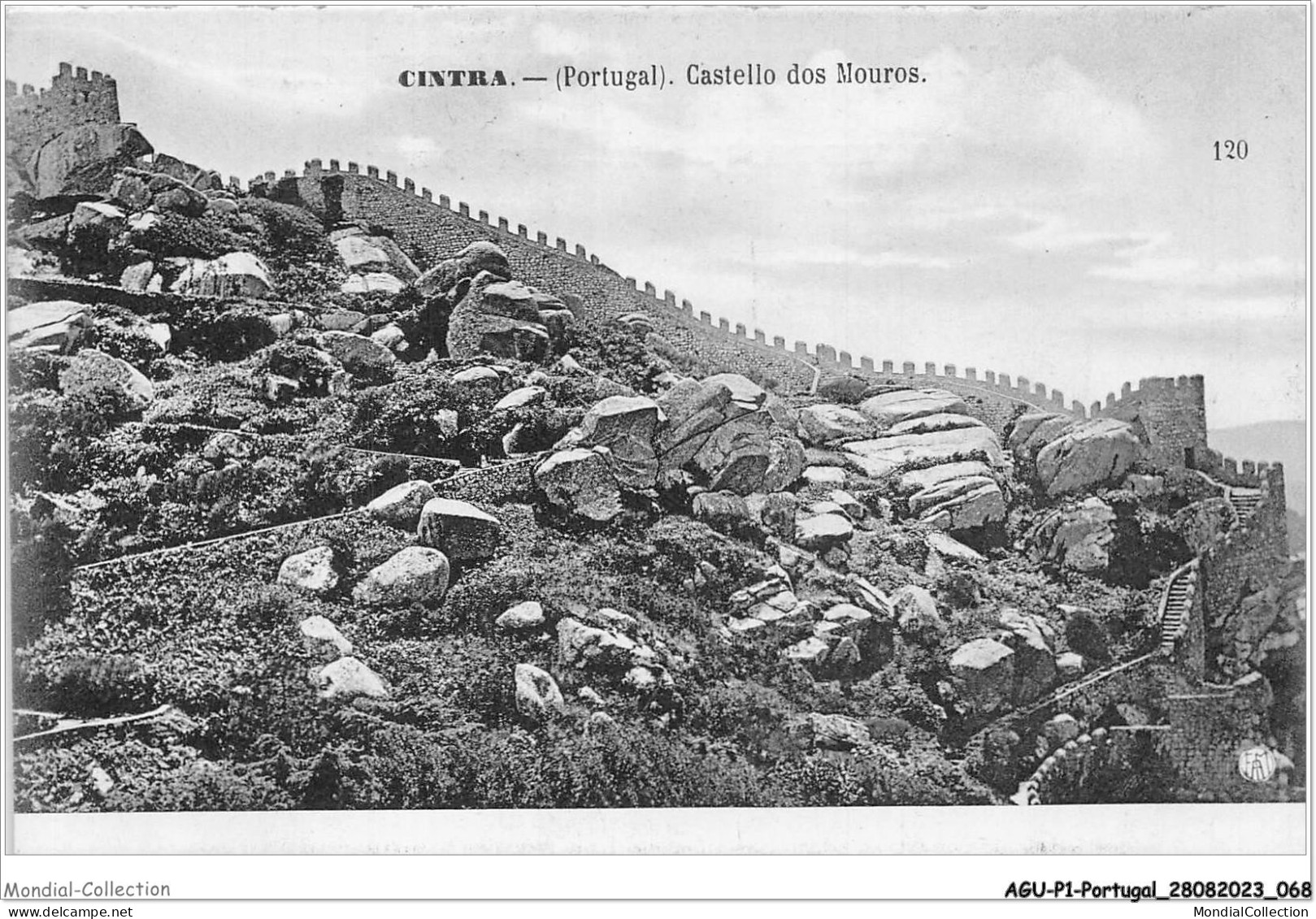 AGUP1-0035-PORTUGAL - CINTRA - Portugal - Castello Dos Mouros - Autres & Non Classés