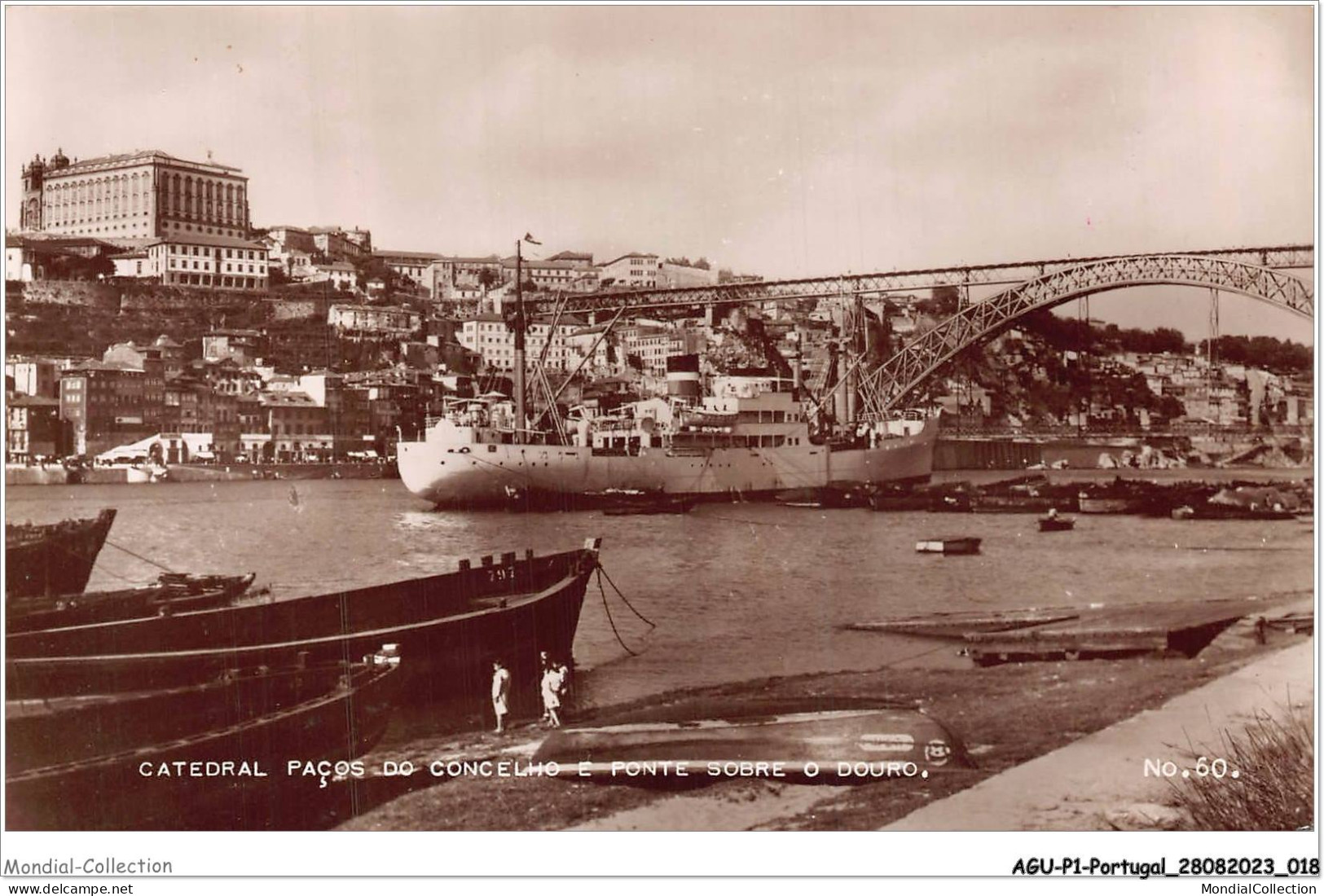 AGUP1-0010-PORTUGAL - CATEDRAL PACOS - Do Concelho E Ponte Sobre O Douro - Other & Unclassified
