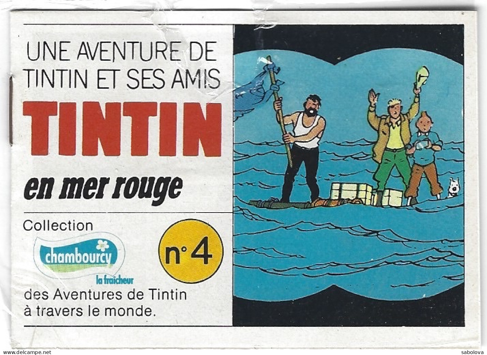 TINTIN 1979 Mini Album  Chambourcy - Oggetti Pubblicitari