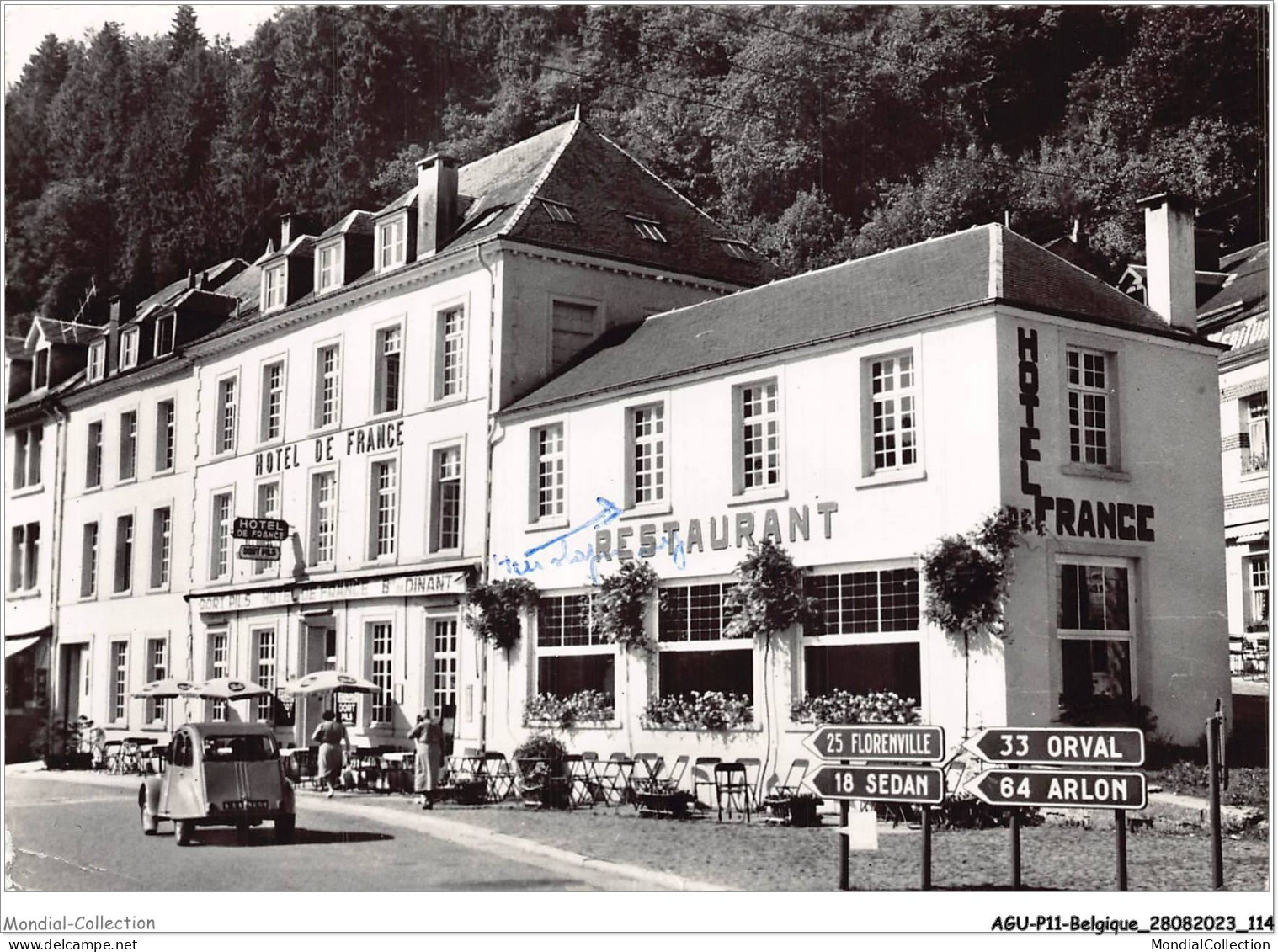 AGUP11-0960-BELGIQUE - A BOUILLON - Pour Vos Vacances - Rien Ne Vaut L'hôtel De France CITROEN 2CV - Bouillon