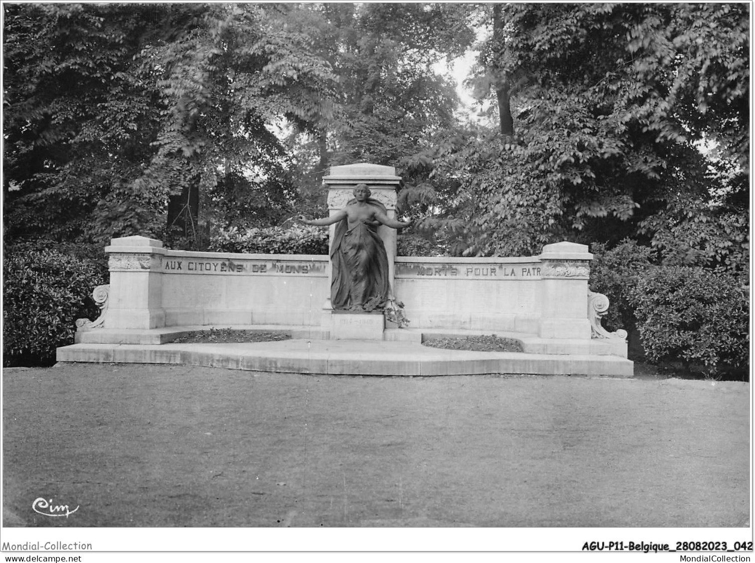 AGUP11-0924-BELGIQUE - MONS - Monument Aux Morts 1914-1918 - Mons