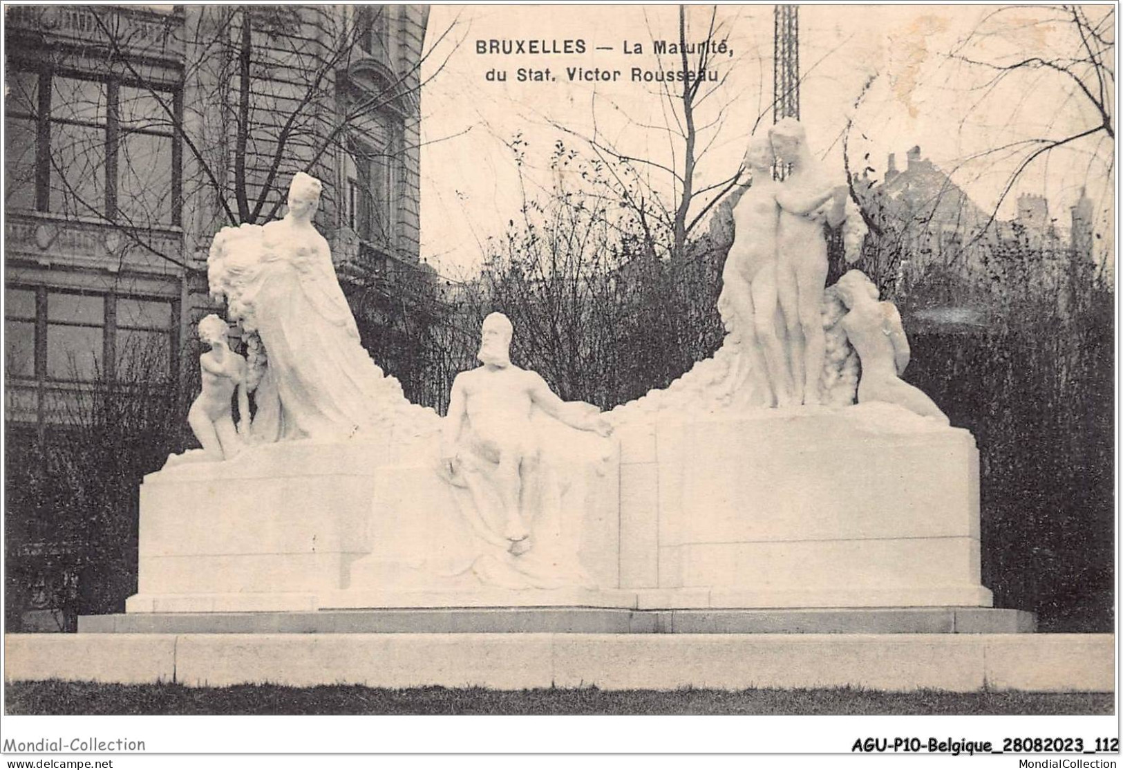 AGUP10-0865-BELGIQUE - BRUXELLES - La Maturité Du Stat - Victor Rousseau - Monuments