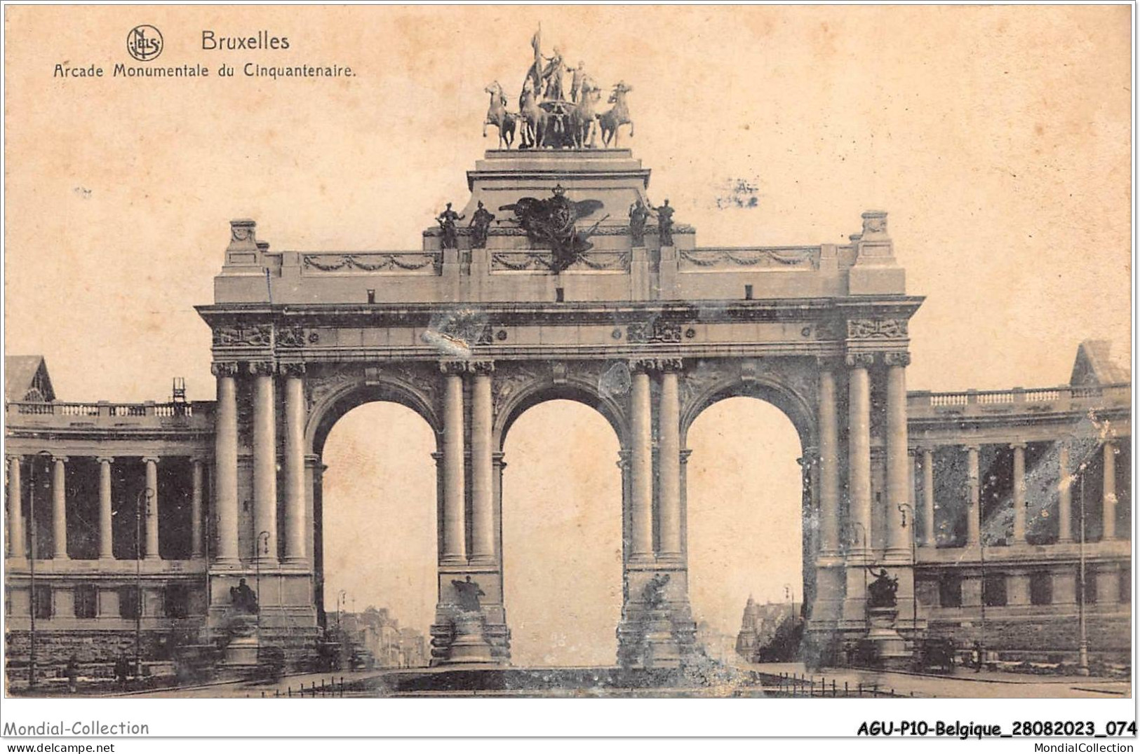 AGUP10-0846-BELGIQUE - BRUXELLES - Arcade Monumentale Du Cinquantenaire - Monuments, édifices