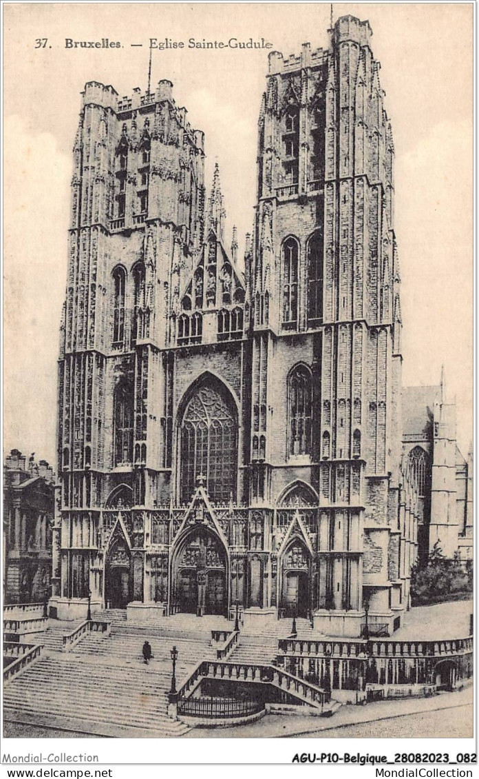 AGUP10-0850-BELGIQUE - BRUXELLES - église Sainte-gudule - Monumentos, Edificios