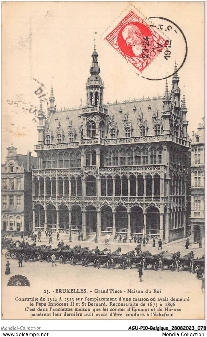 AGUP10-0848-BELGIQUE - BRUXELLES - Grand'place - Maison Du Roi - Places, Squares