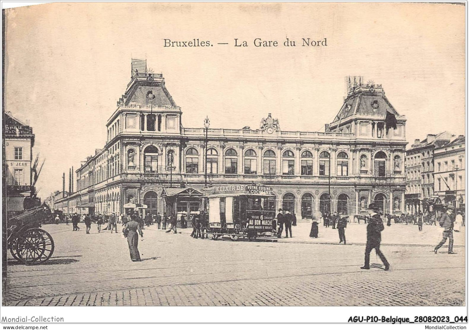 AGUP10-0831-BELGIQUE - BRUXELLES - La Gare Du Nord - Ferrovie, Stazioni