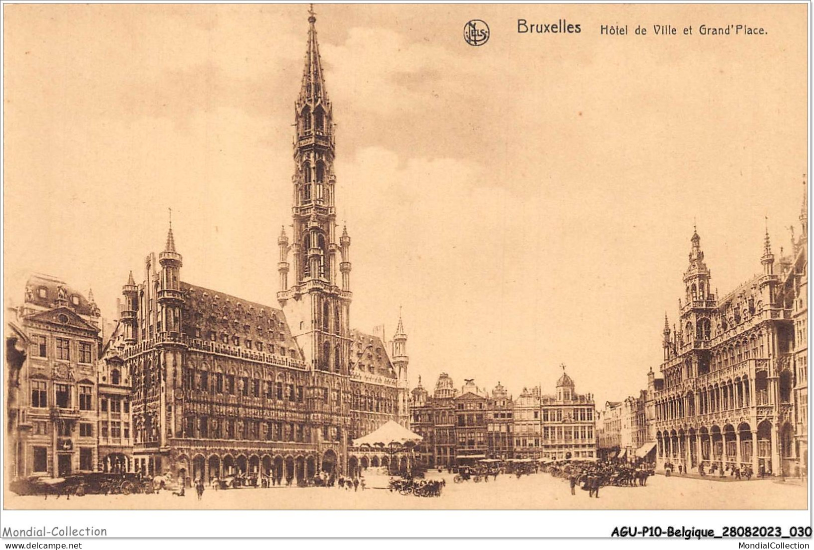 AGUP10-0824-BELGIQUE - BRUXELLES - Hôtel De Ville Et Grand'place - Monumenti, Edifici