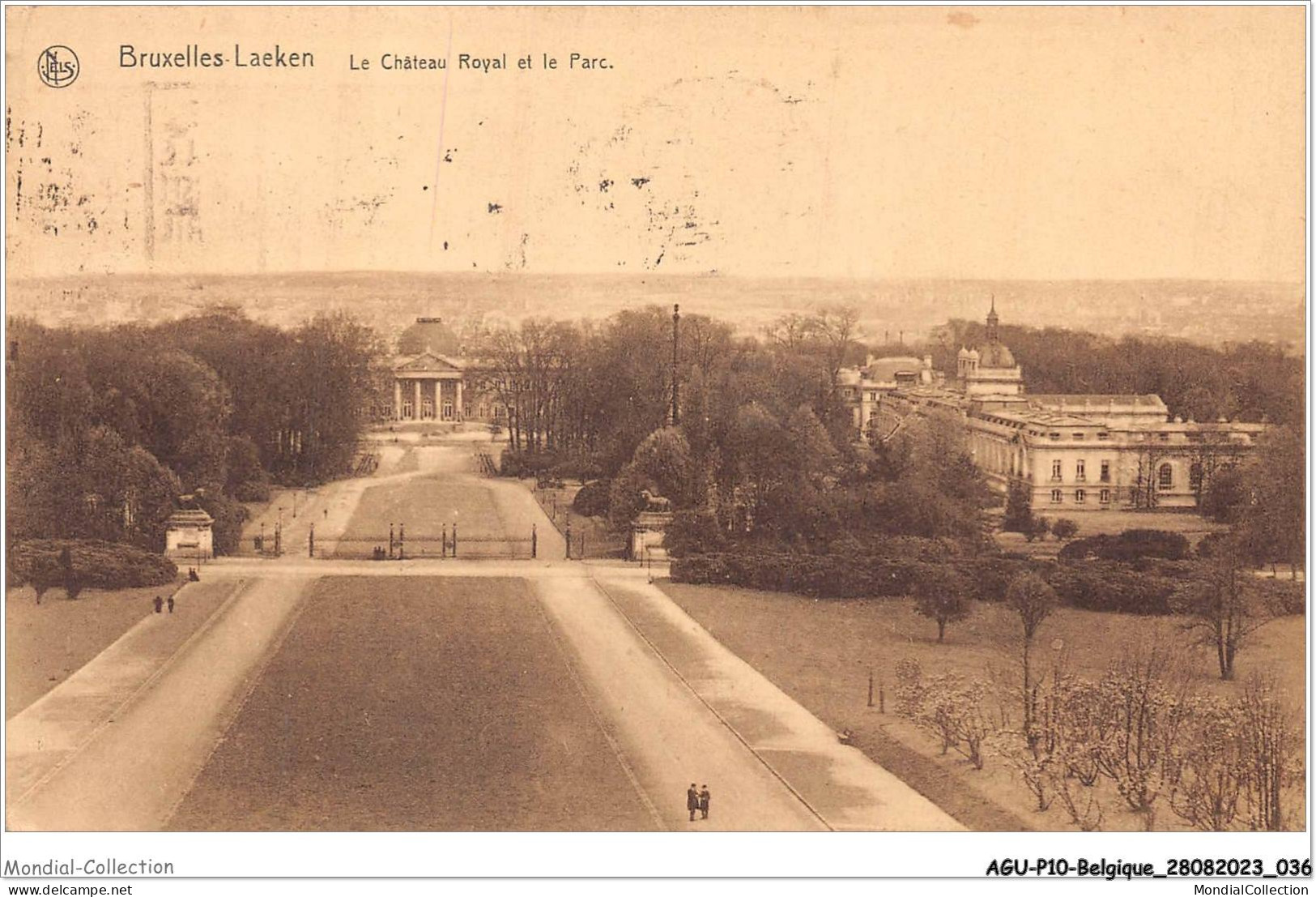 AGUP10-0827-BELGIQUE - BRUXELLES-LAEKEN - Le Château Royal Et Le Parc - Bosques, Parques, Jardines