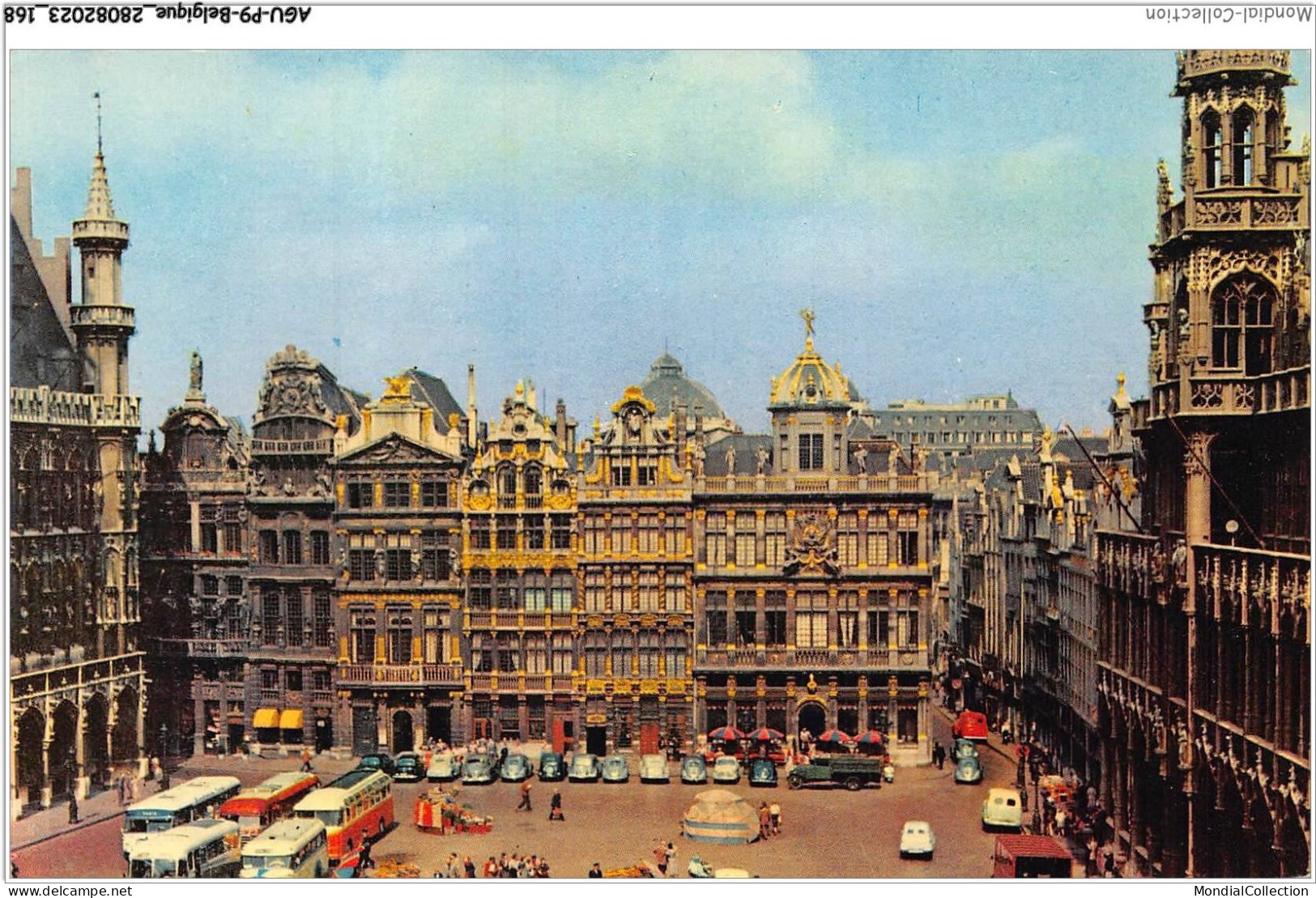 AGUP9-0802-BELGIQUE - BRUXELLES - Un Coin De La Grand'place - Squares