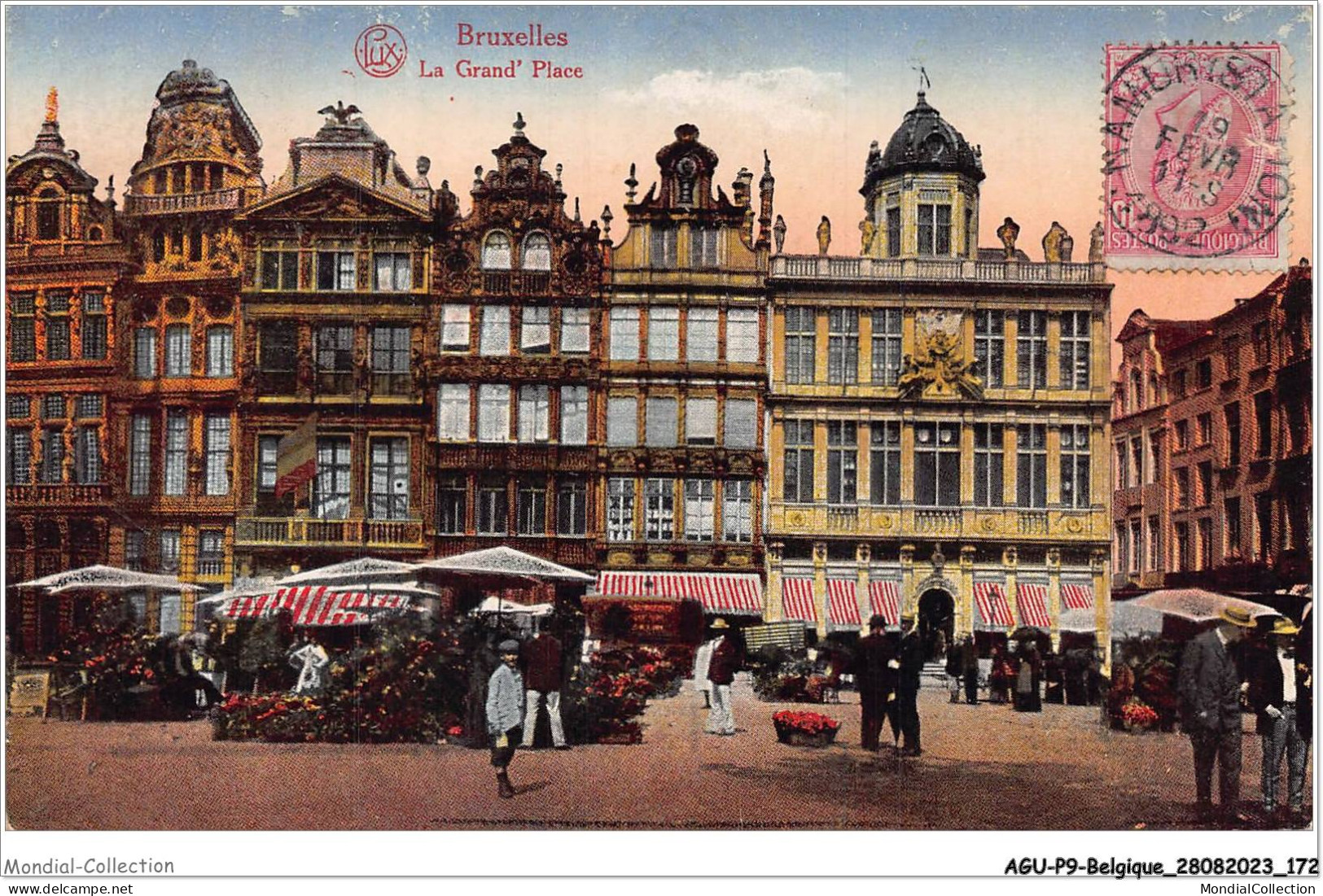 AGUP9-0804-BELGIQUE - BRUXELLES - La Grand'place - Marktpleinen, Pleinen