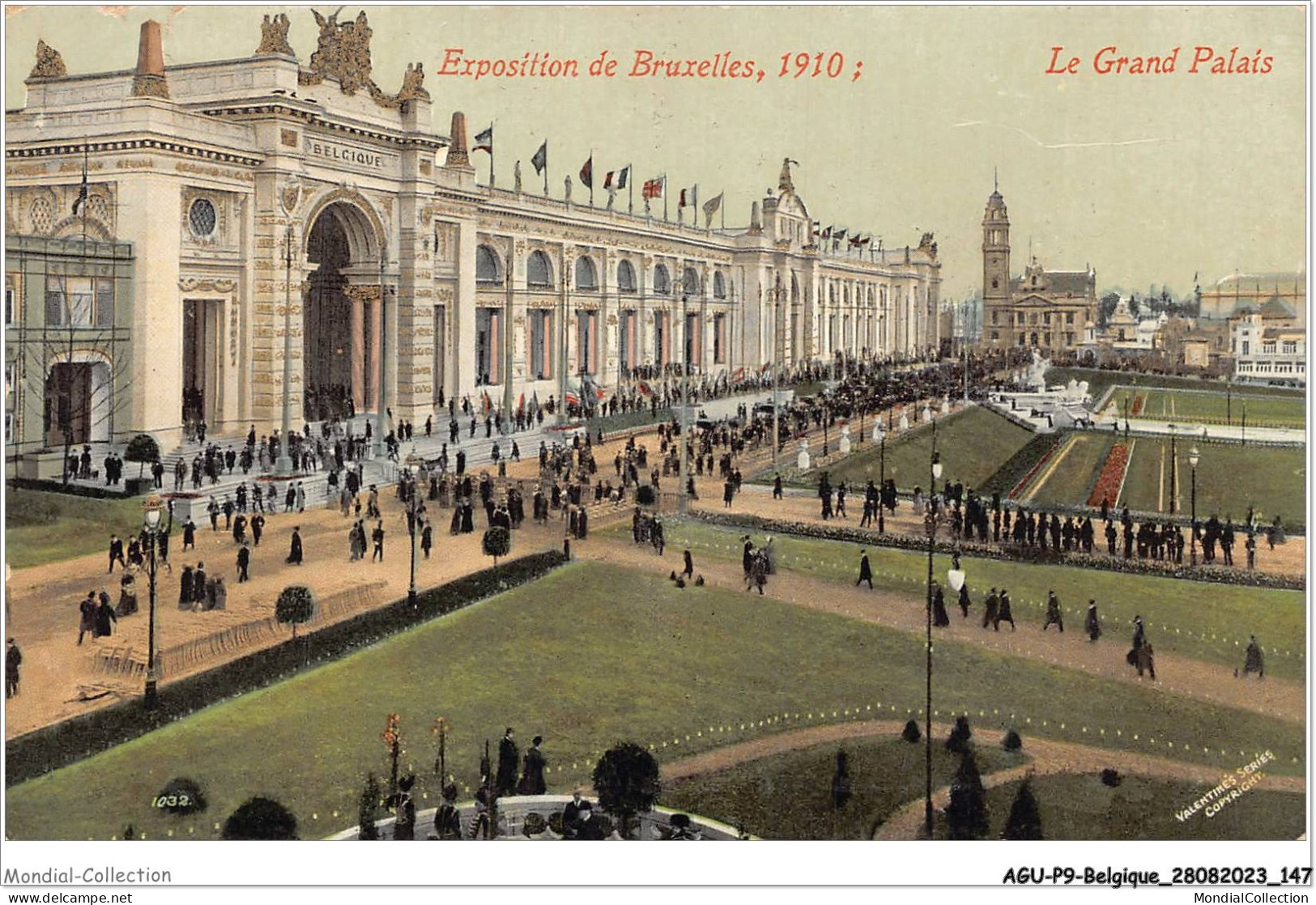 AGUP9-0791-BELGIQUE - Exposition De - BRUXELLES - 1910 - Le Grand Palais - Weltausstellungen