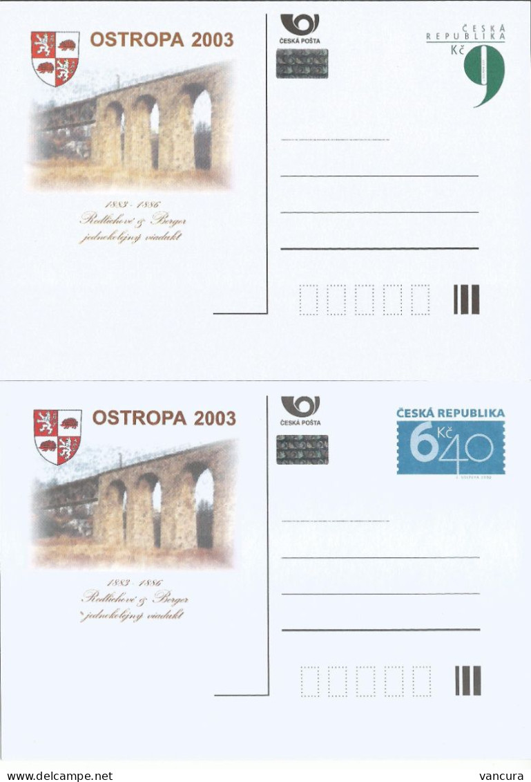 CDV C Czech Republic Viaduct Of Jihlava/Iglau Ostropa 2003 Redlich Berger - Treinen