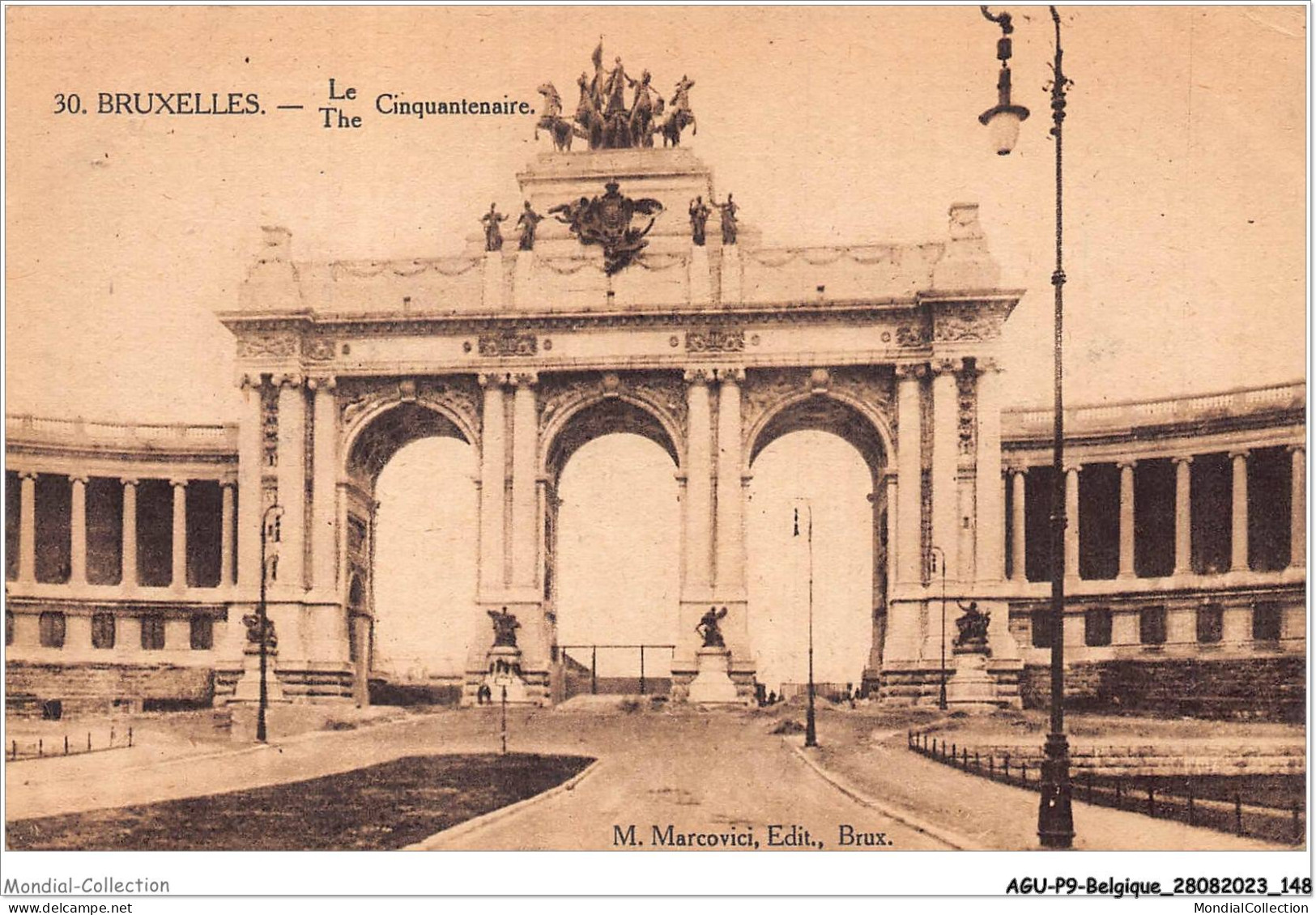 AGUP9-0792-BELGIQUE - BRUXELLES - Le Cinquantenaire - Monuments