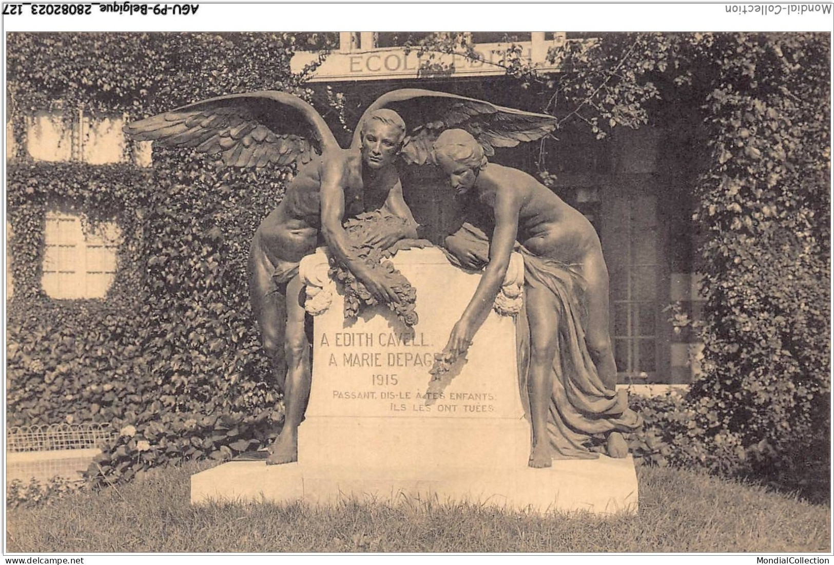 AGUP9-0781-BELGIQUE - BRUXELLES - Mémorial Edith Cavell Et Marie Depage - Monumentos, Edificios