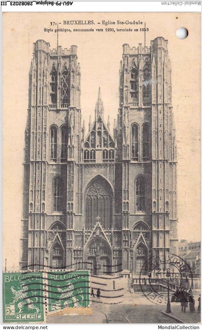 AGUP9-0773-BELGIQUE - BRUXELLES - église Ste-gudule - Monumenti, Edifici