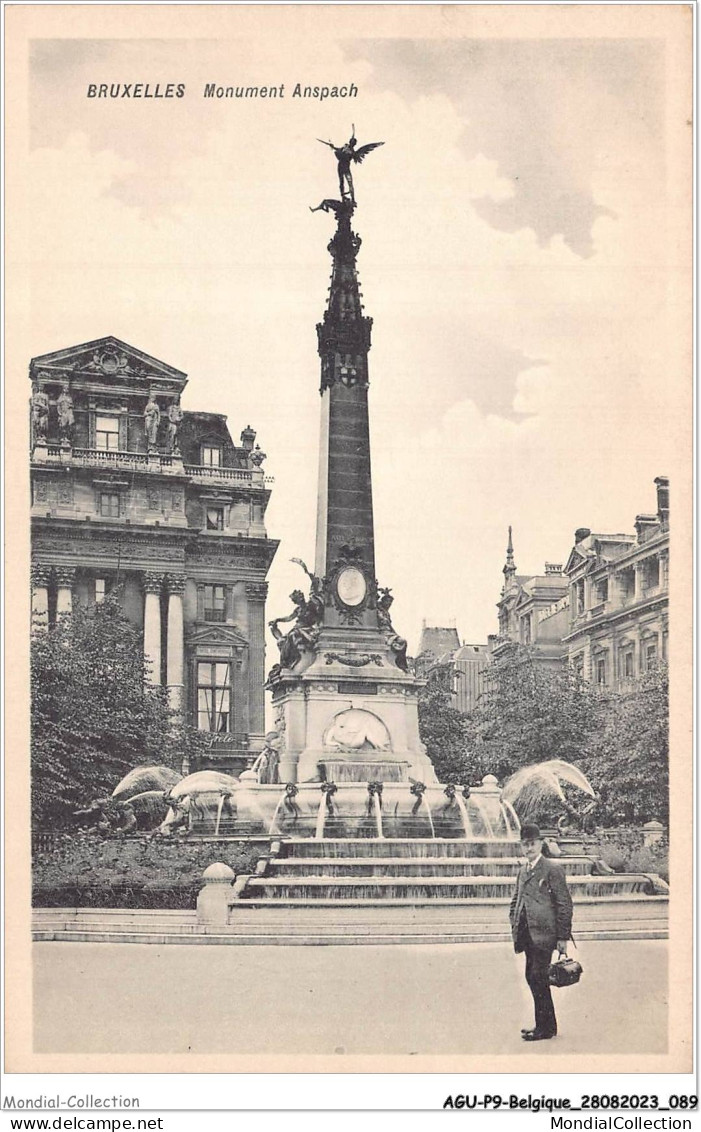 AGUP9-0762-BELGIQUE - BRUXELLES - Monument Anspach - Monuments, édifices