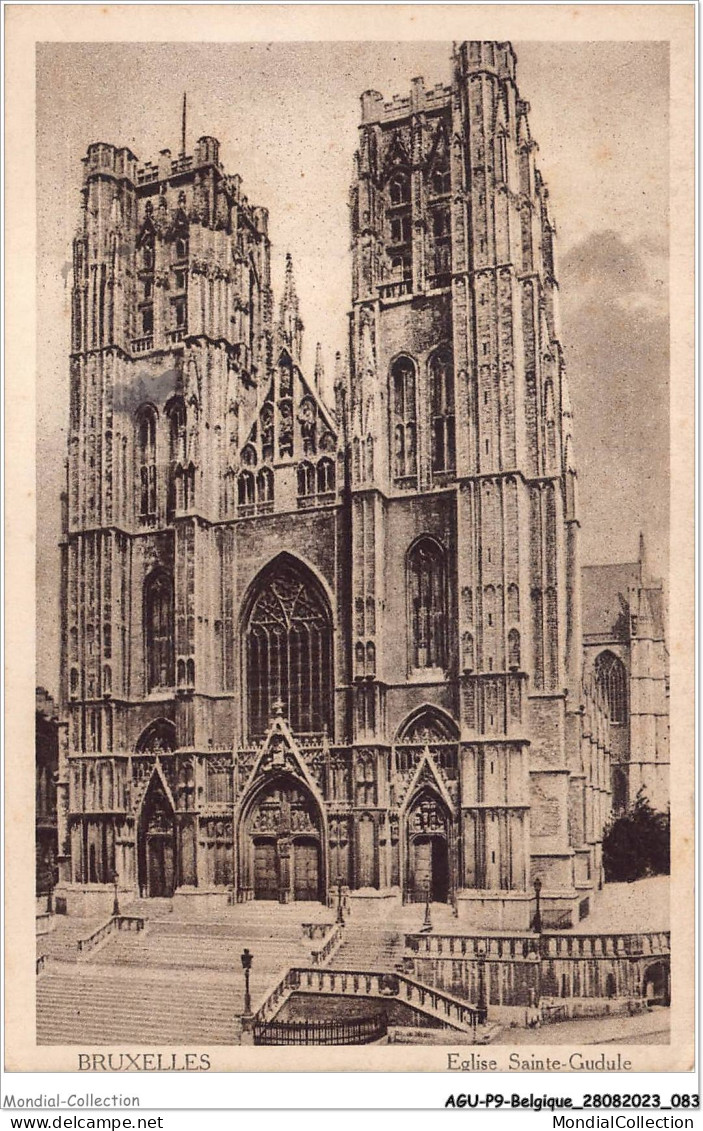 AGUP9-0759-BELGIQUE - BRUXELLES - église Sainte-gudule - Monuments, édifices