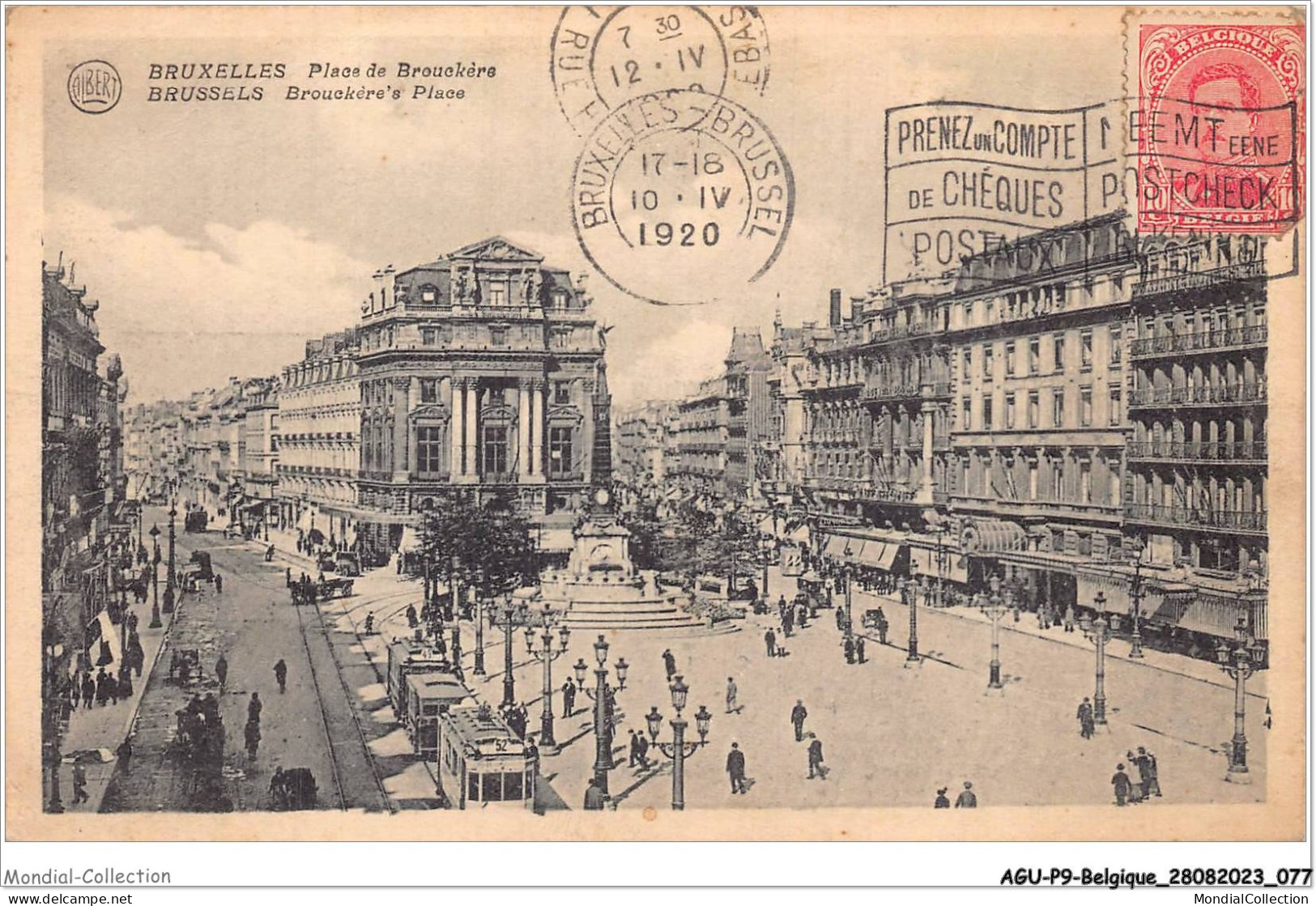 AGUP9-0756-BELGIQUE - BRUXELLES - Place De Brouckère - Plätze